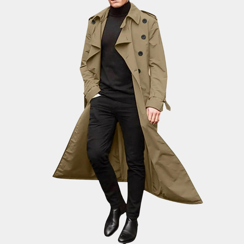 Veste Imperméable Homme Longue et Élégante - PanierRoyale