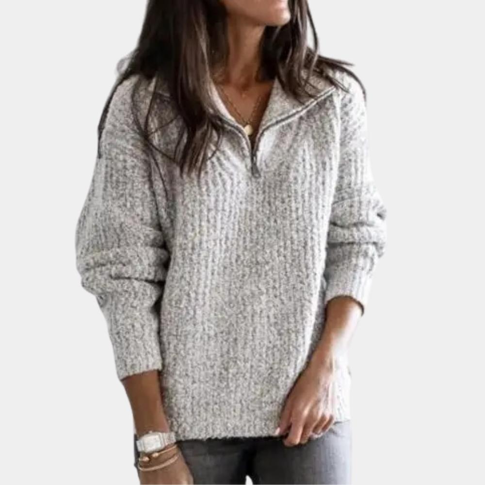 Pull Col Rond Chaud et Confortable pour Hiver