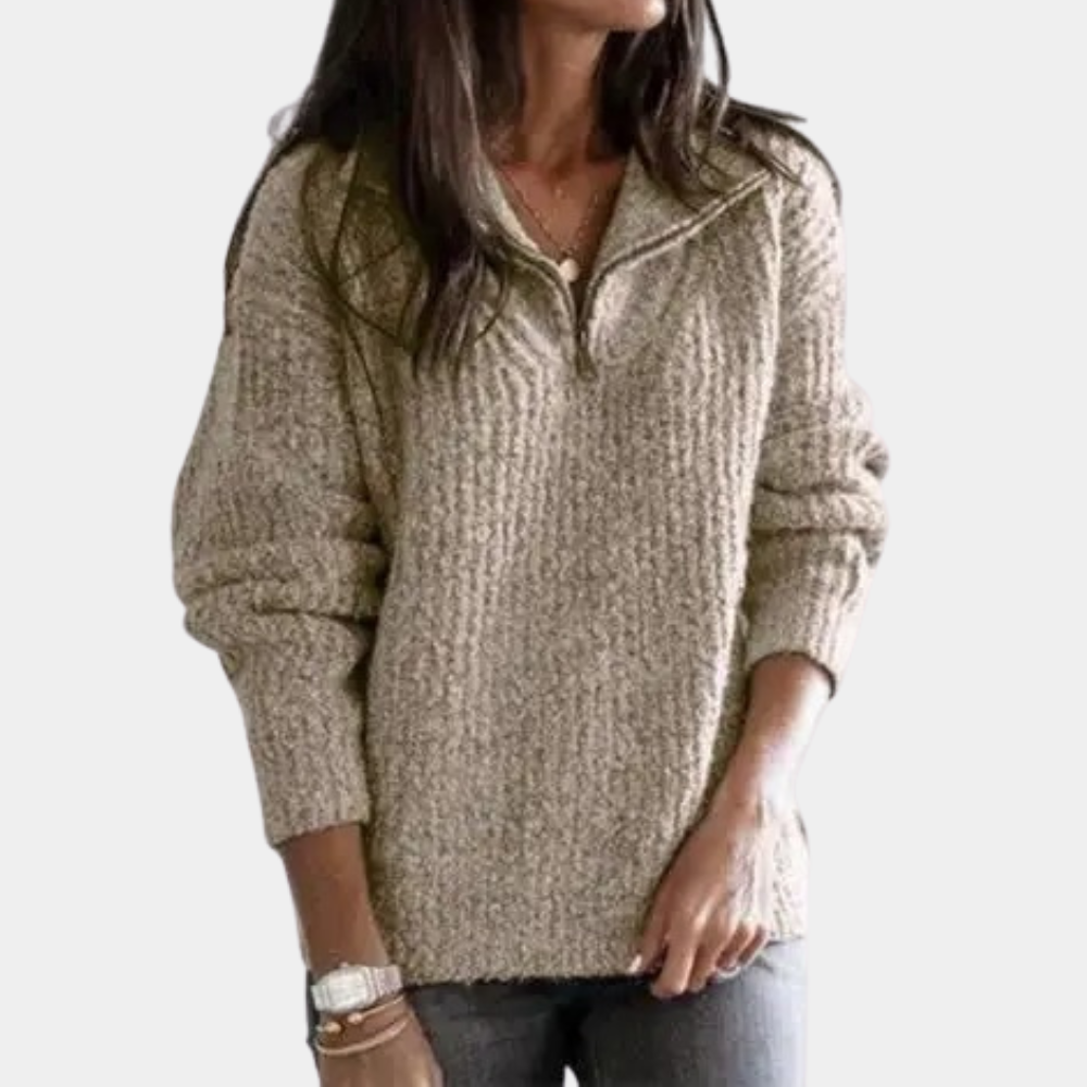 Pull Col Rond Chaud et Confortable pour Hiver - PanierRoyale