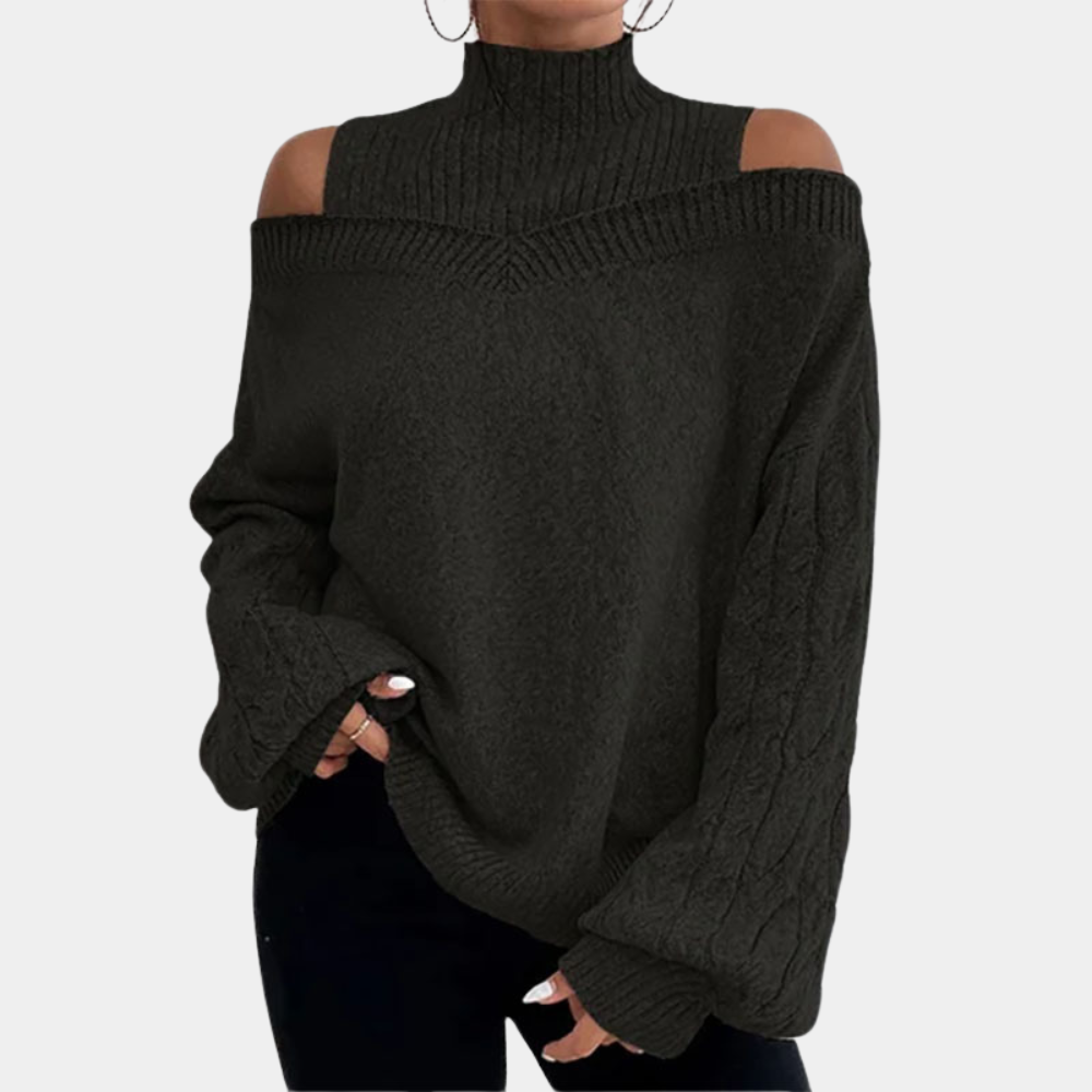 Pull Col V Décontracté et Confortable