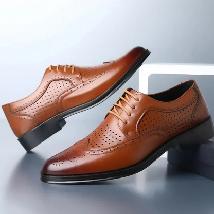 Chaussures Mariage Homme Noir Élégantes Lacets