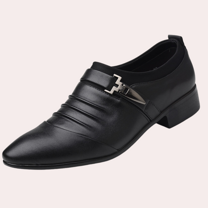 Chaussures Mariage Homme Noir à Bout Pointu Élégantes