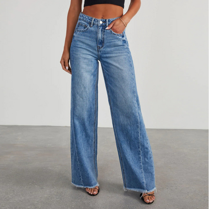 Jeans Haute Taille Féminine Tendance