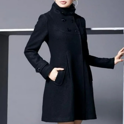 Veste femme élégante avec poches latérales et fermeture éclair