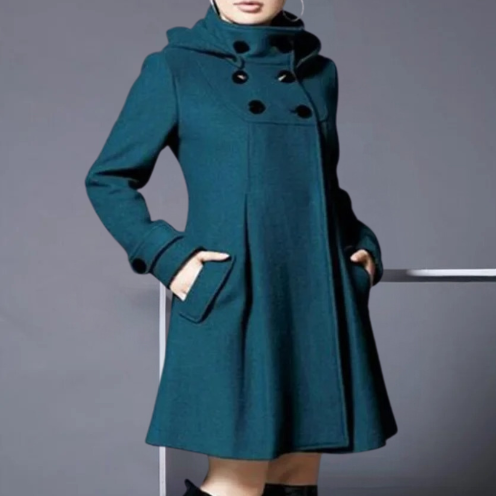Veste femme élégante avec poches latérales et fermeture éclair