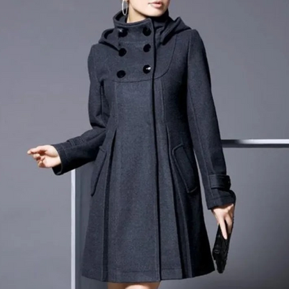 Veste femme élégante avec poches latérales et fermeture éclair