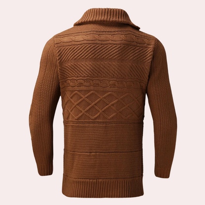Ansel - Pull Col Roulé pour Hommes