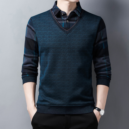 Pull Tricot Homme à la Mode Chaud et Confortable
