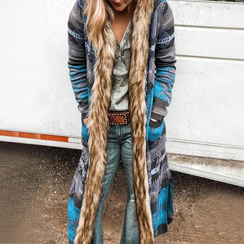 Veste Luxueuse avec Capuche - vue 5