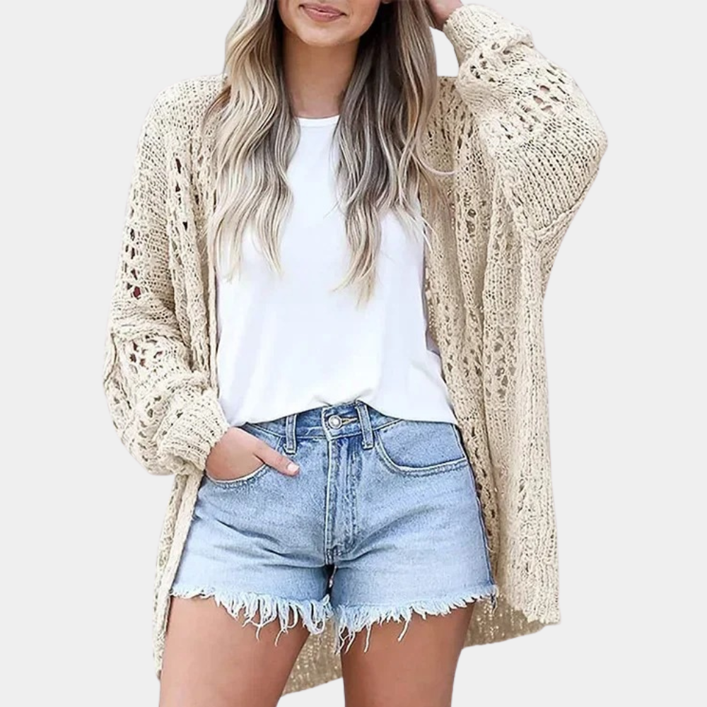 Gilet femme tricoté doux et élégant