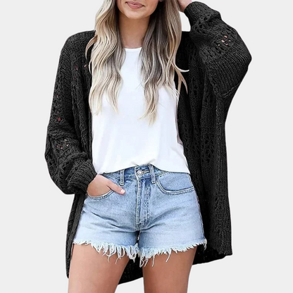 Gilet femme tricoté doux et élégant