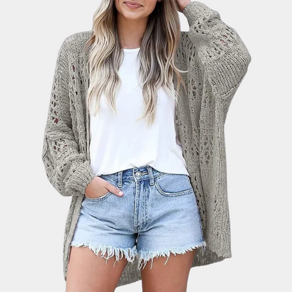 Gilet femme tricoté doux et élégant
