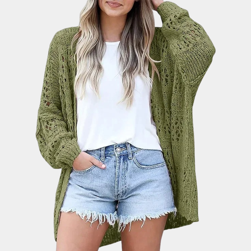 Gilet femme tricoté doux et élégant