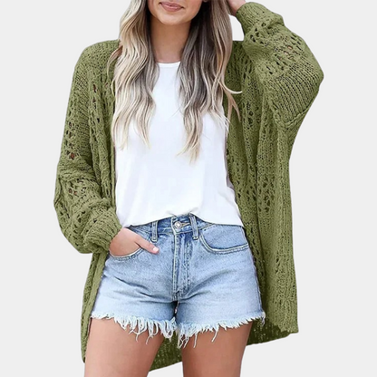 Gilet femme tricoté doux et élégant