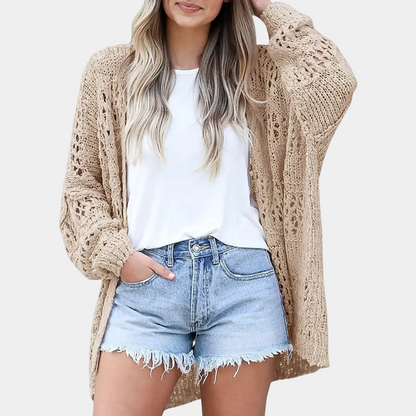 Gilet femme tricoté doux et élégant