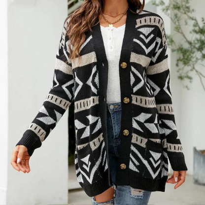 Gilet femme à carreaux écossais confortable