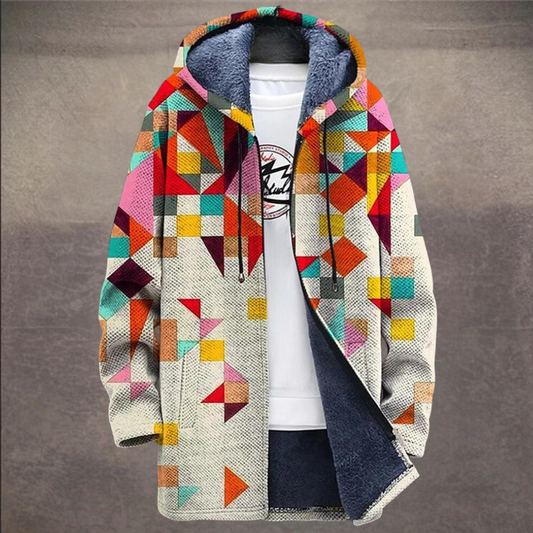 Cardigan Homme Vintage Éclectique Coloré - PanierRoyale