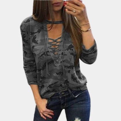 Sweat à Capuche Camouflage Femme Séxy - PanierRoyale