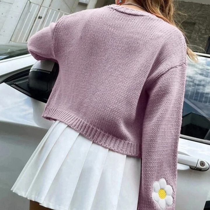 Cardigan à Fleurs Élégant - vue 3