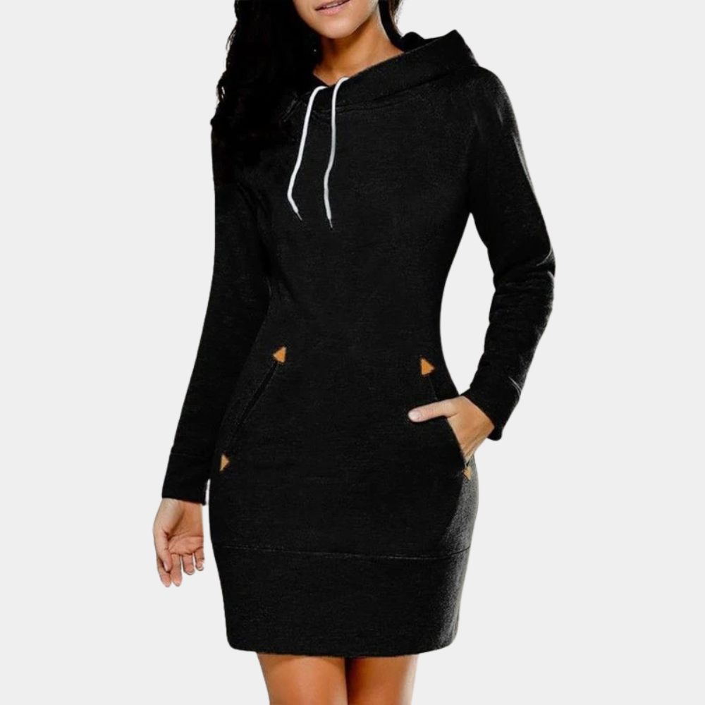 Robe à capuche femme décontractée et tendance