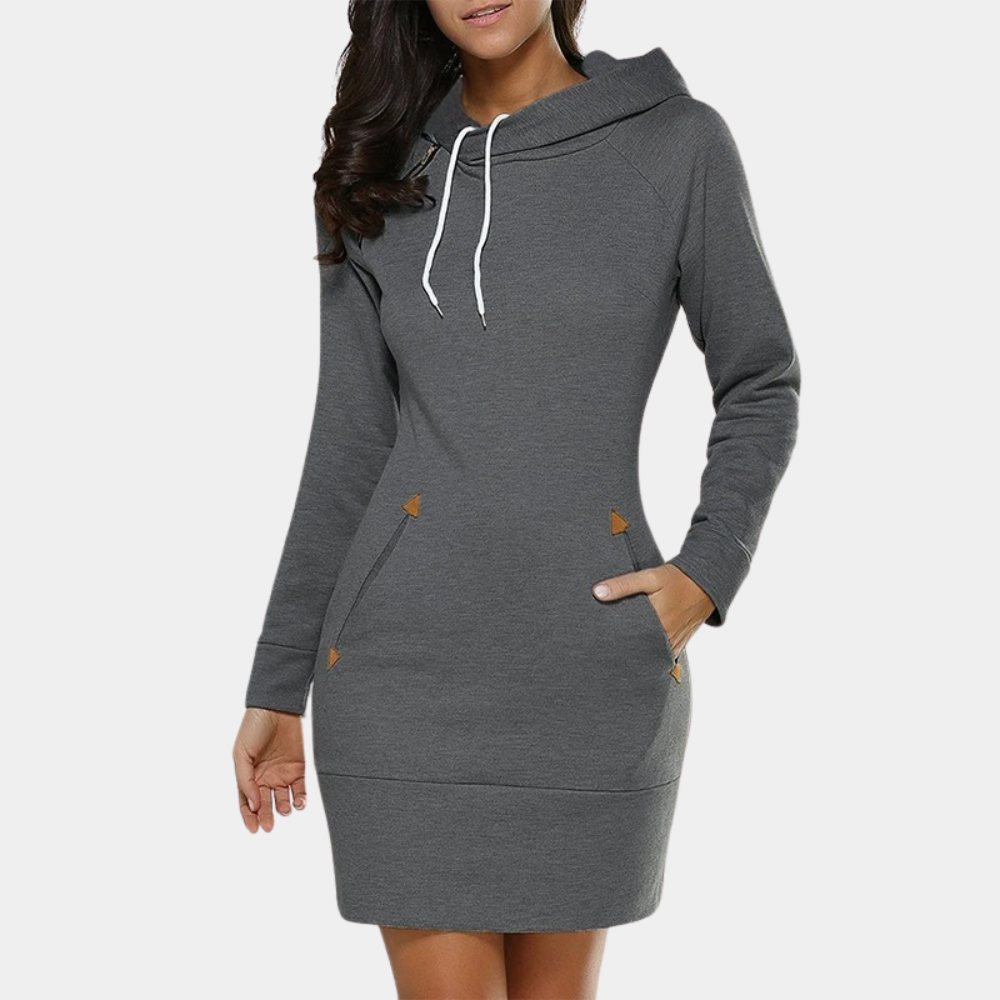 Robe à capuche femme décontractée et tendance