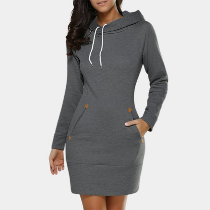 Robe à capuche femme décontractée et tendance