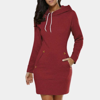 Robe à capuche femme décontractée et tendance