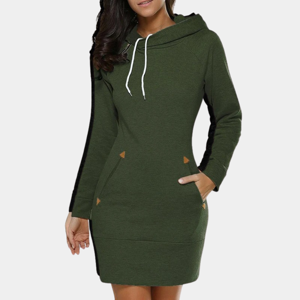 Robe à capuche femme décontractée et tendance