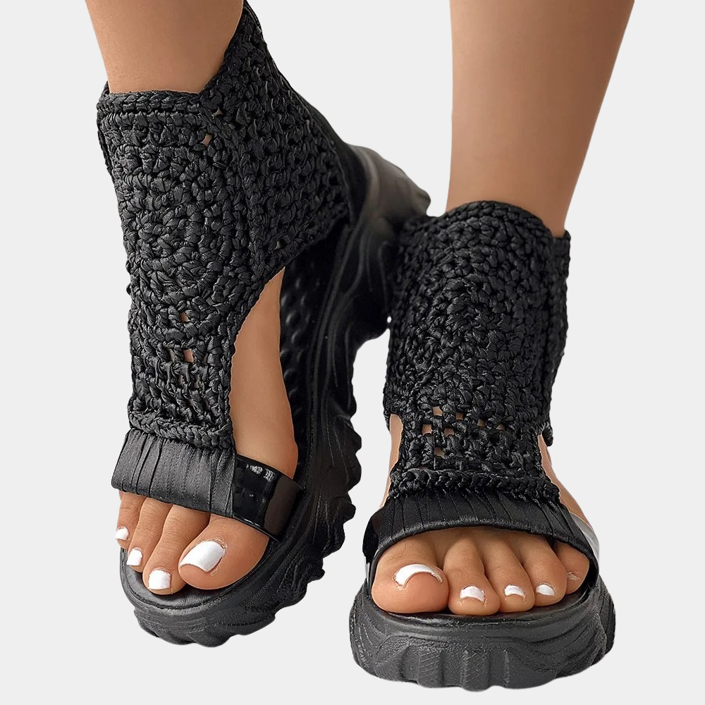Sandales Femmes Tressées Mode Été