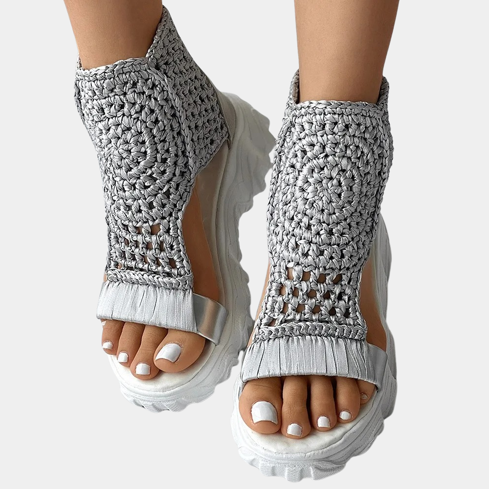 Sandales Femmes Tressées Mode Été