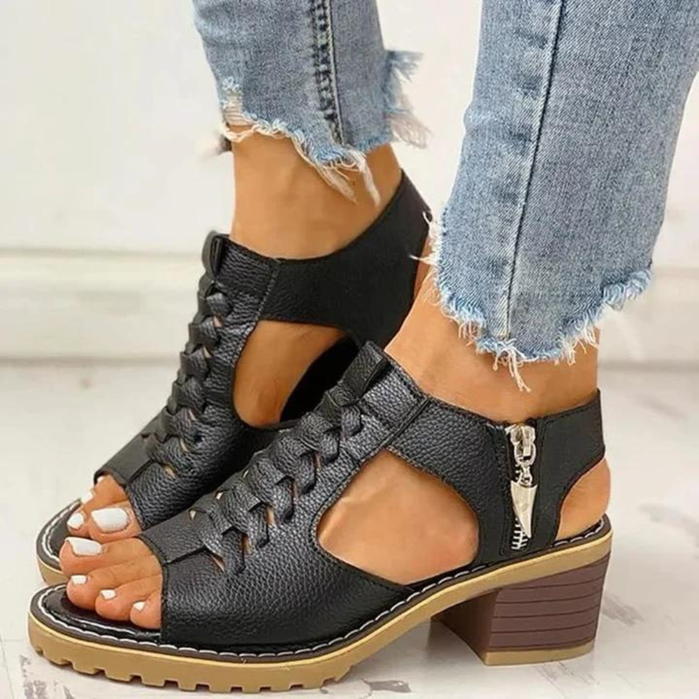 Sandales Femmes Tressées Élégantes et Confortables