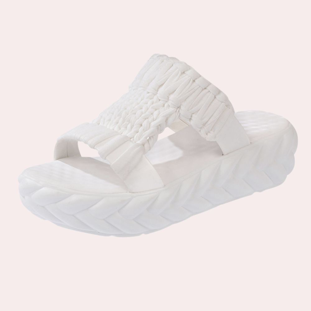 Sandales Tressées Chic pour Femmes Été