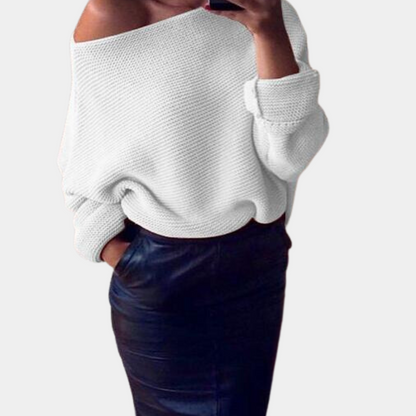 Mirka - Pull Off-Shoulder Élégant pour Femmes