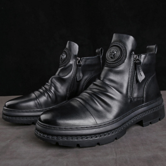 Bottes Cuir Homme Élégantes et Confortables - PanierRoyale