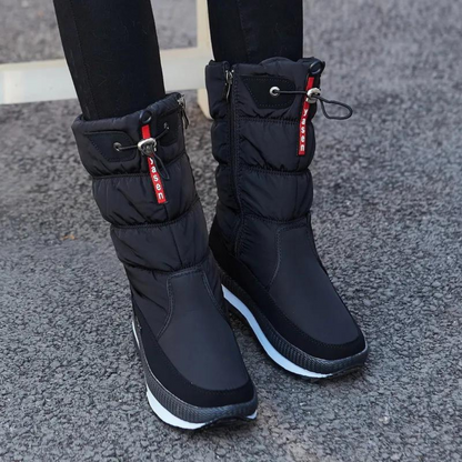 Bottes Femme Hiver Chaude et Élégante