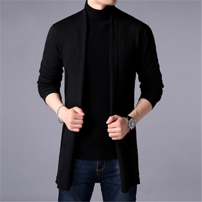 Cardigan Élégant Homme avec Détails Modernes - PanierRoyale