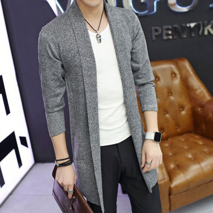 Cardigan Élégant Homme avec Détails Modernes