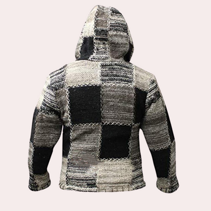 Orlando - Veste Patchwork avec Capuche pour Homme