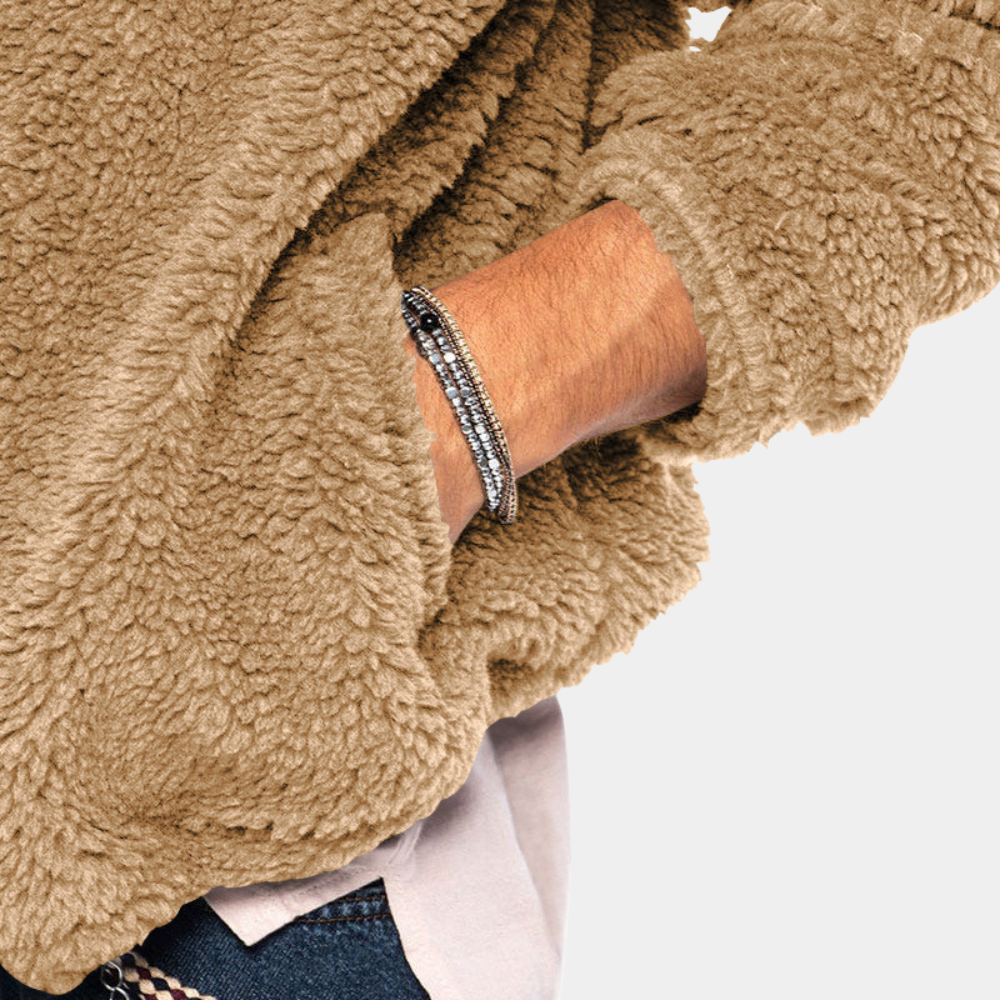 Pull à capuche chaud et confortable - vue 8