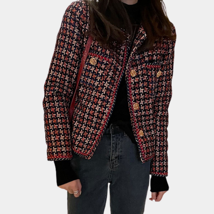 Veste tendance Rouge - vue 5