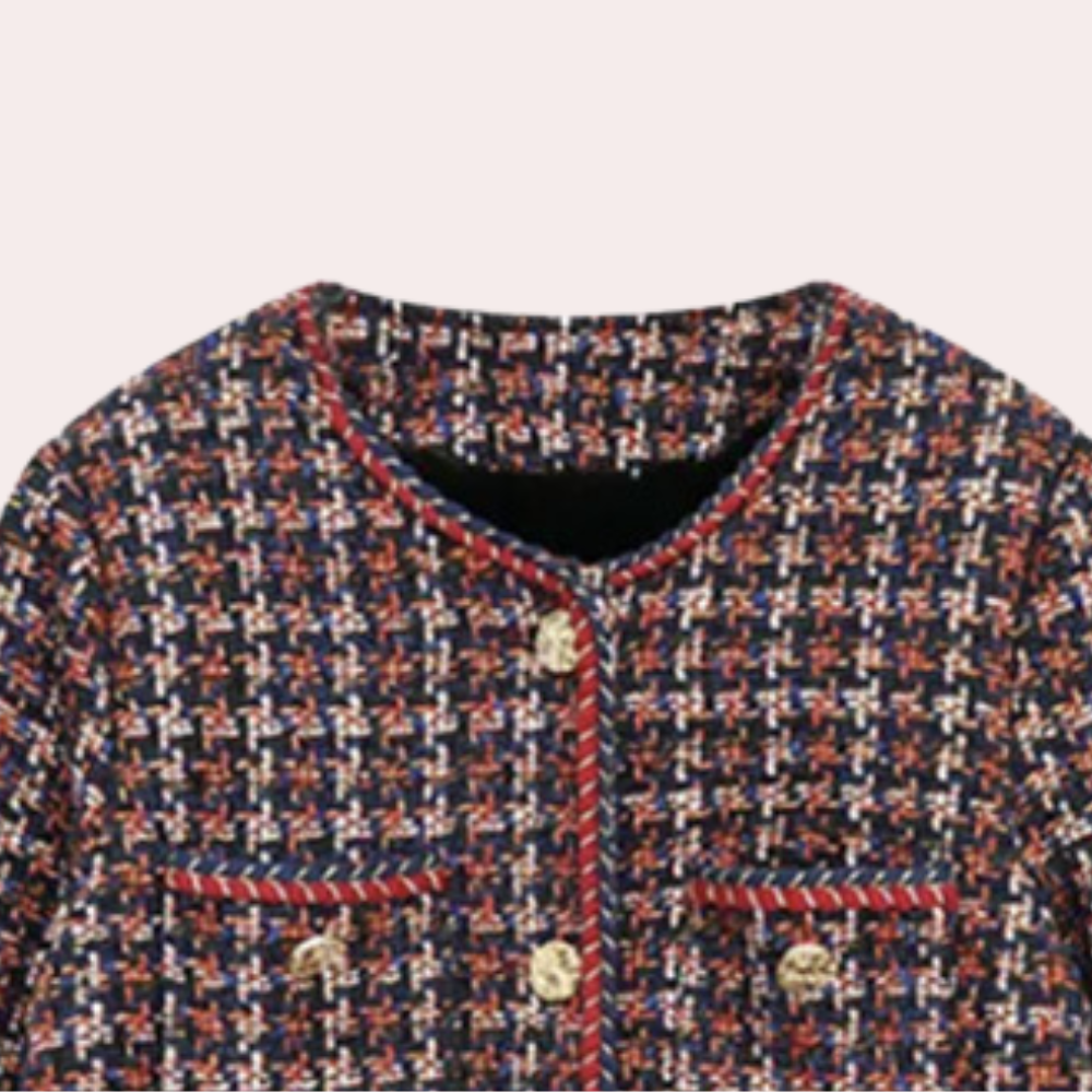 Veste tendance Rouge - vue 4