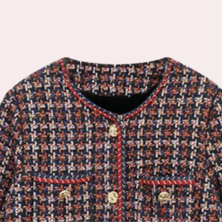Veste tendance Rouge - vue 4