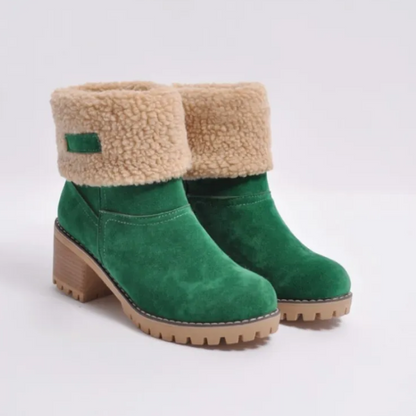Bottes Femme Courtes et Confortables pour Hiver