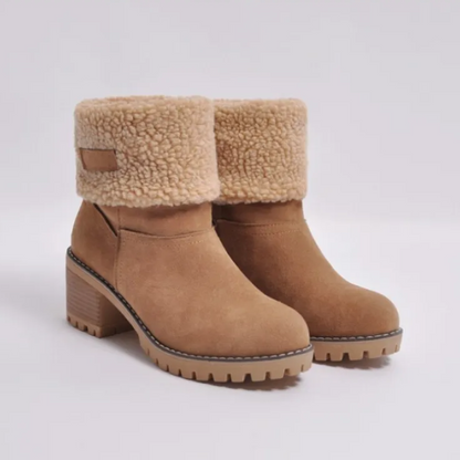 Bottes Femme Courtes et Confortables pour Hiver