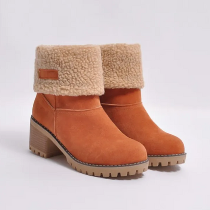 Bottes Femme Courtes et Confortables pour Hiver