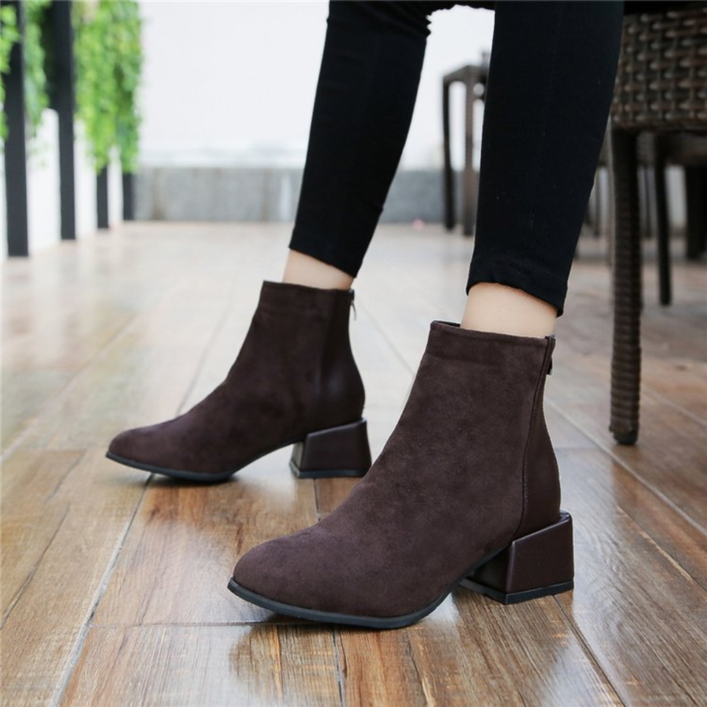 Bottines Femme à Talon Haut et Élégantes