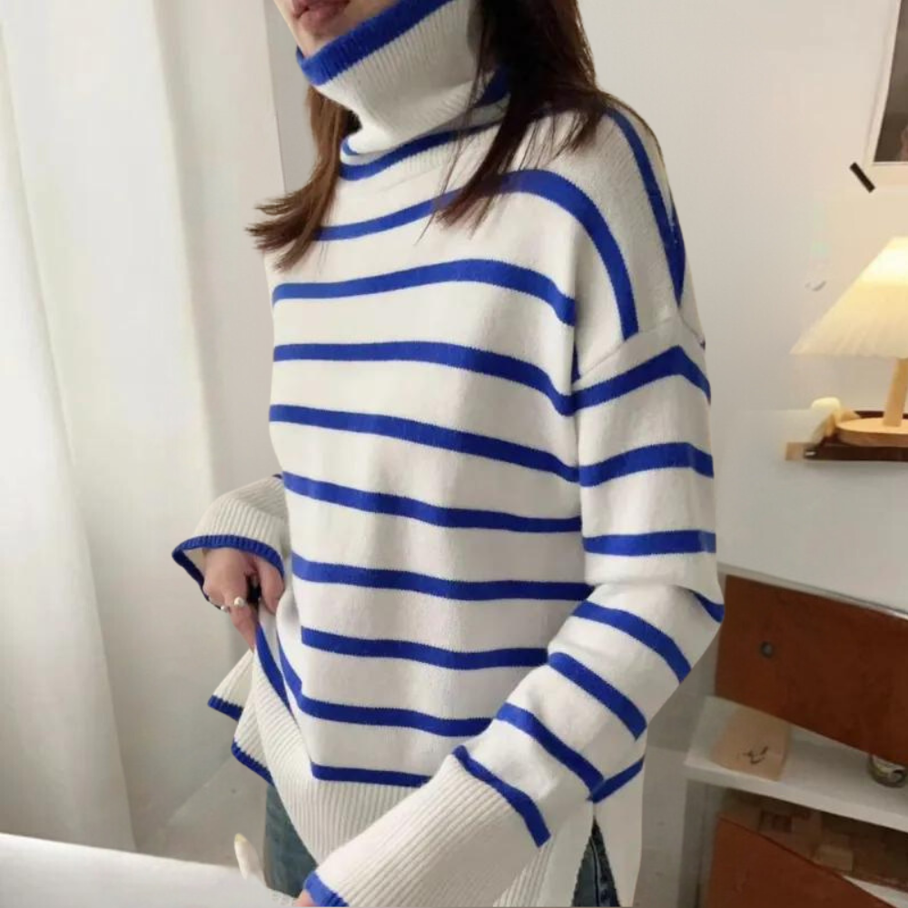 Pull Col Roulé Classique et Élégant - PanierRoyale