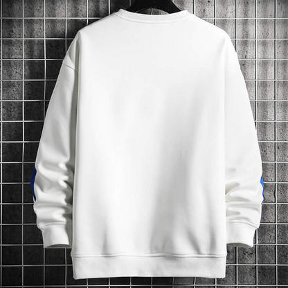 Sweat-Shirt Classique à Rayures Rétro
