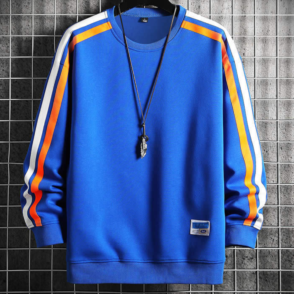Sweat à Rayures Vintage Homme - PanierRoyale
