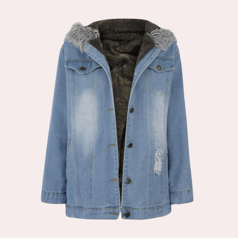 Veste de luxe en Denim - vue 2
